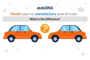 Model year vs. manufacture year of a car